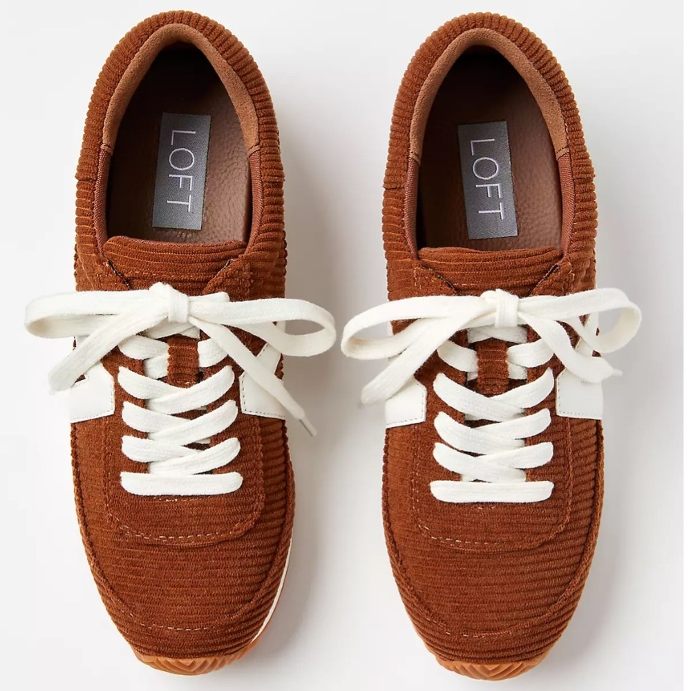 Loft corduroy everyday trainer sneakers - Picture 2 of 9